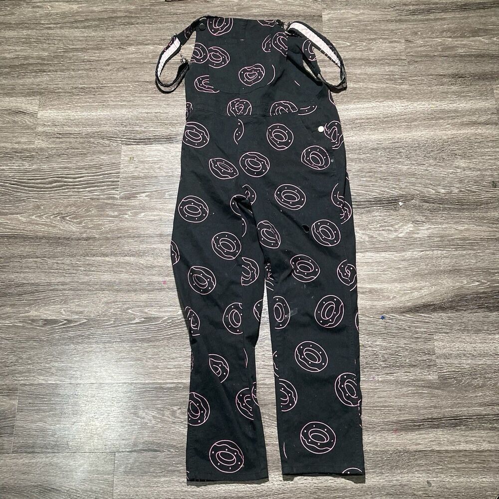Odd Future OF OFWGKTA Overalls Womens Size Mediun Baggy Black Limited Edition